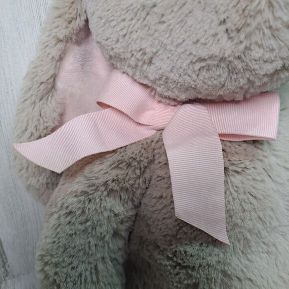 Pottery Barn Kids Rabbit Bunny Plush Huggable Play Toy Stuffed Animal Gray Brown - Picture 5 of 16